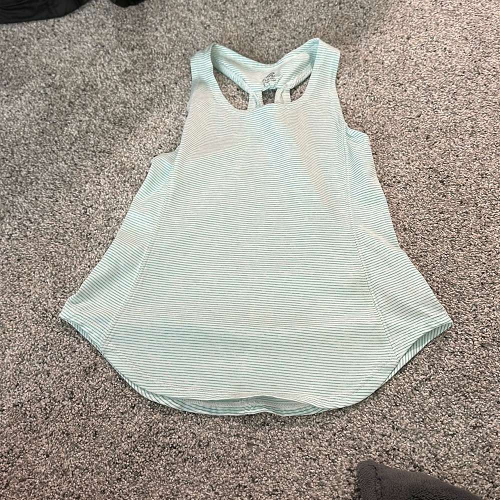 Mint green tank top